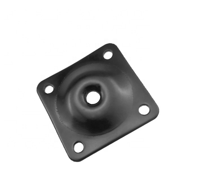 Table leg mounting plate